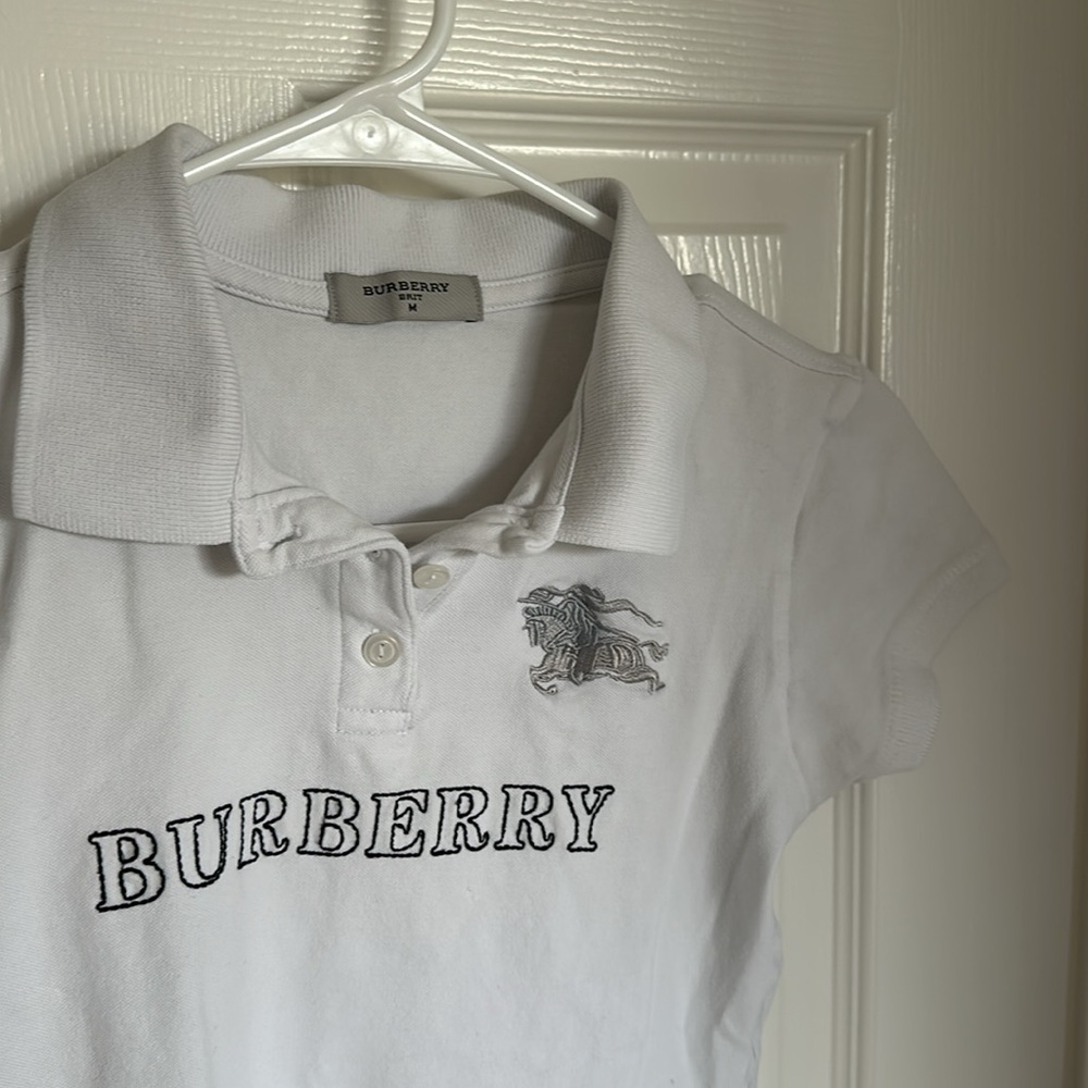 White Burberry top
